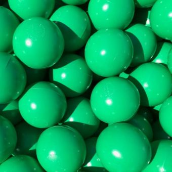 75mm Green Ball Pit Balls (500 in a bag)