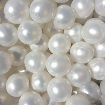 75mm Pearl White Ball Pit Balls (500 in a bag)