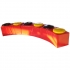 Soft Play Nursery Curved Button Bench