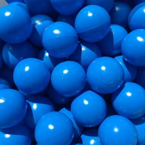 75mm Blue Ball Pit Balls (500 in a bag)